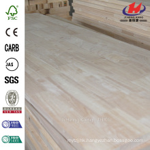 2440 mm x 1220 mm x 14 mm Hot Smooth Cover Custom Rubber Wood Butt Joint Board